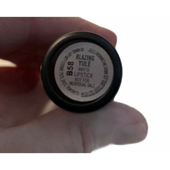 MAC‎ Cosmetics BLAZING YULE Two Full Size Lipsticks New - Picture 2 of 2